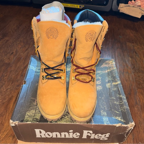 Timberland Kith Ronnie Fieg X Tommy Hilfiger 40 Below Super Boot Wheat Men 10.5 - Picture 2 of 7